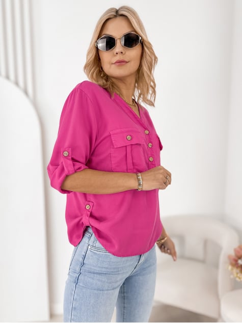 BLUZKA ISETTE RÓŻOWA