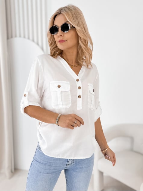 BLUZKA ISETTE BIAŁA