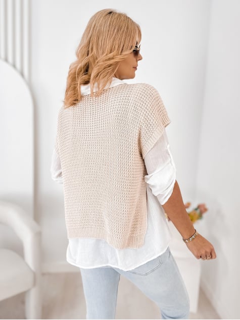 KOMPLET ARNEZ BEŻOWY