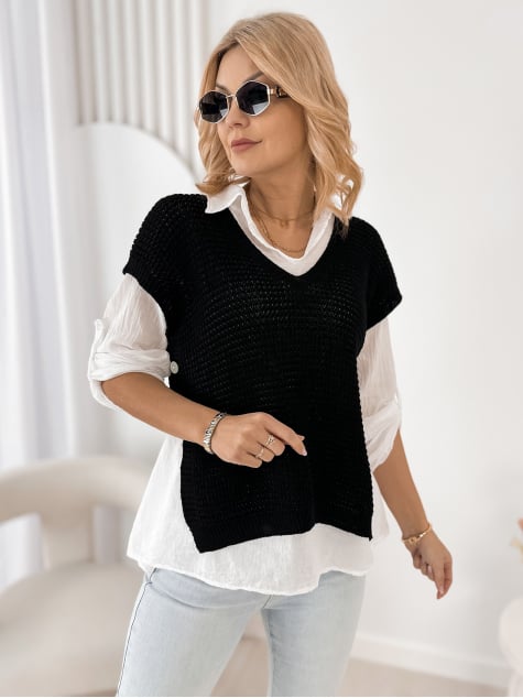 KOMPLET ARNEZ CZARNY