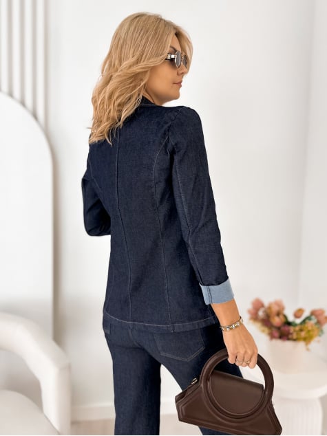 ŻAKIET SANCERE GRANATOWY