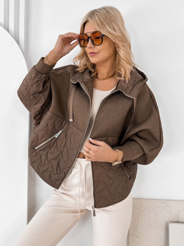 KURTKA BERENICE BRĄZOWA