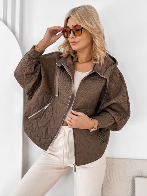 KURTKA BERENICE BRĄZOWA