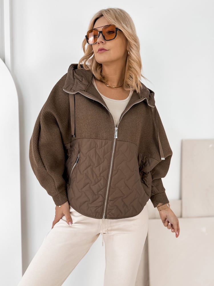 KURTKA BERENICE BRĄZOWA