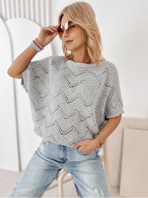 SWETER CORSICA SZARY