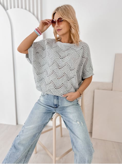 SWETER CORSICA SZARY