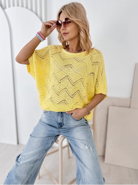 SWETER CORSICA ŻÓŁTY