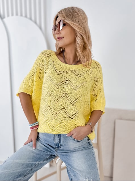 SWETER CORSICA ŻÓŁTY