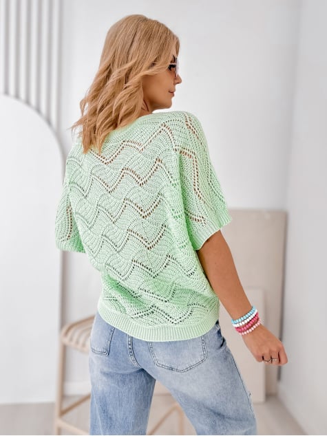 SWETER CORSICA PISTACJOWY