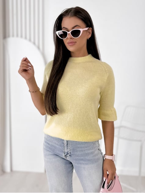 SWETER BRETANE ŻÓŁTY