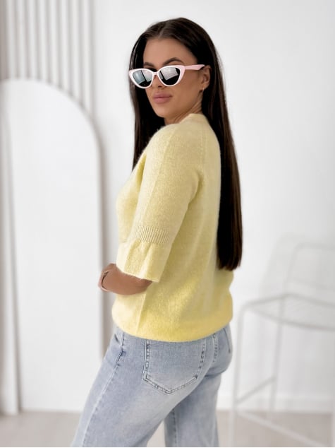 SWETER BRETANE ŻÓŁTY