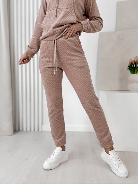 KOMPLET SZTRUKSOWY VISCONTI PUDROWY RÓŻ