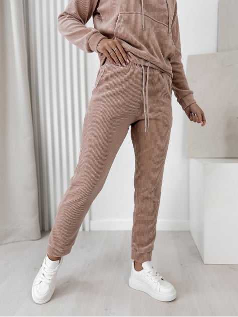 KOMPLET SZTRUKSOWY VISCONTI PUDROWY RÓŻ