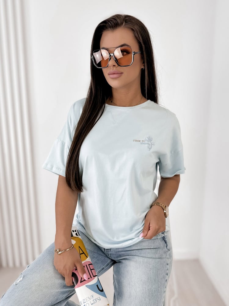 BLUZKA PELLAS BŁĘKITNA