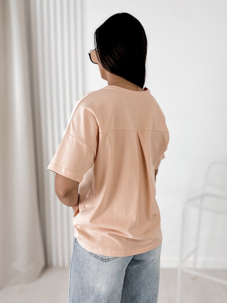 BLUZKA PELLAS BRZOSKWINIOWA