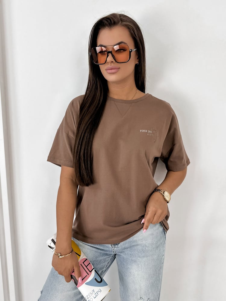 BLUZKA PELLAS BRĄZOWA