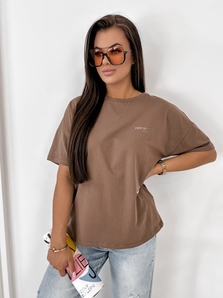 BLUZKA PELLAS BRĄZOWA