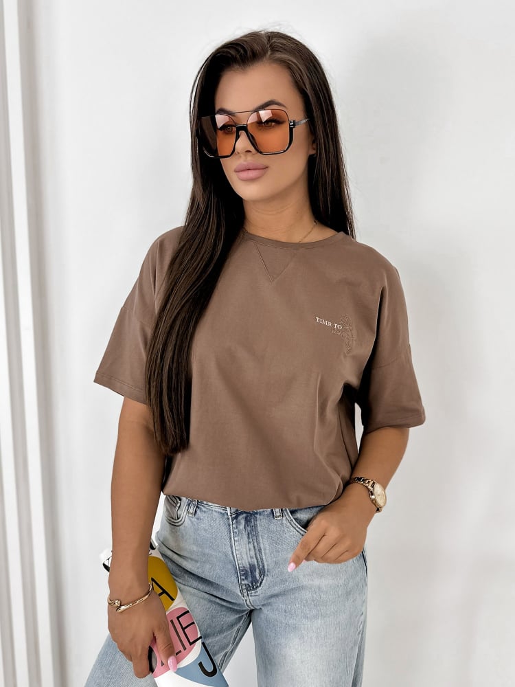 BLUZKA PELLAS BRĄZOWA