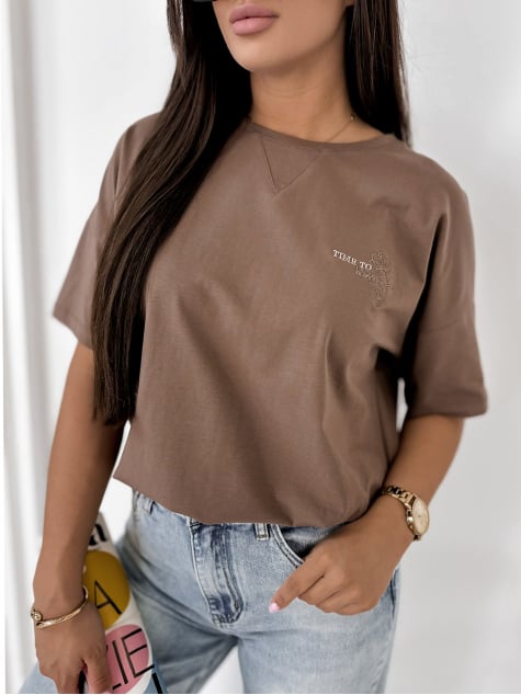 BLUZKA PELLAS BRĄZOWA