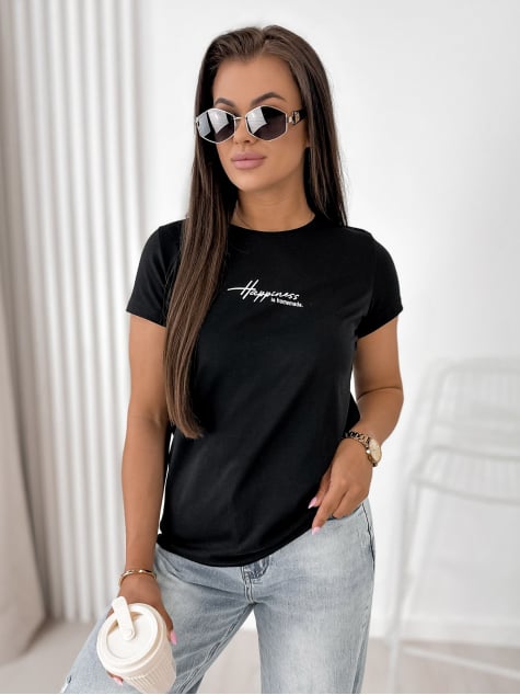 BLUZKA HAPINES CZARNA
