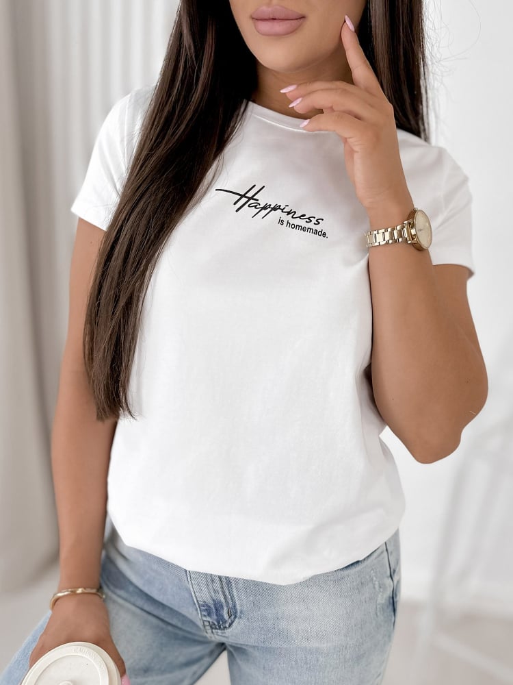 BLUZKA HAPINES BIAŁA