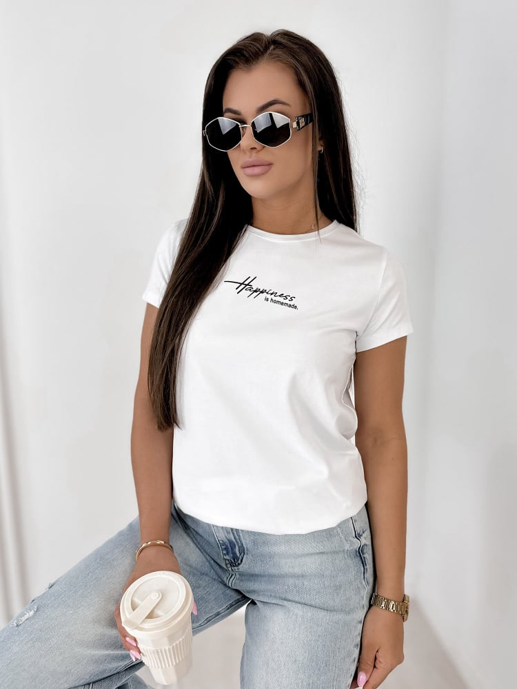 BLUZKA HAPINES BIAŁA