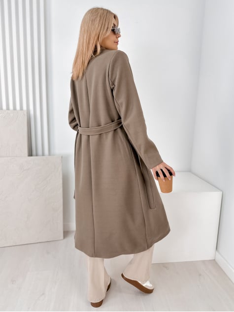 PŁASZCZ AVORIAZ CIEMNOBEŻOWY