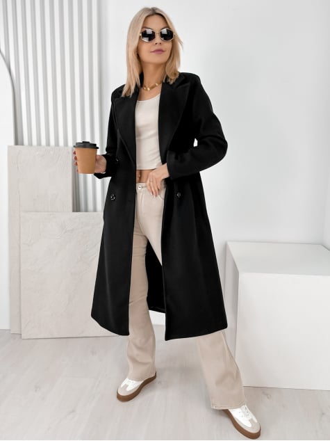 PŁASZCZ AVORIAZ CZARNY