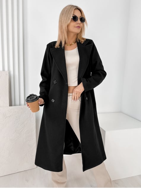 PŁASZCZ AVORIAZ CZARNY