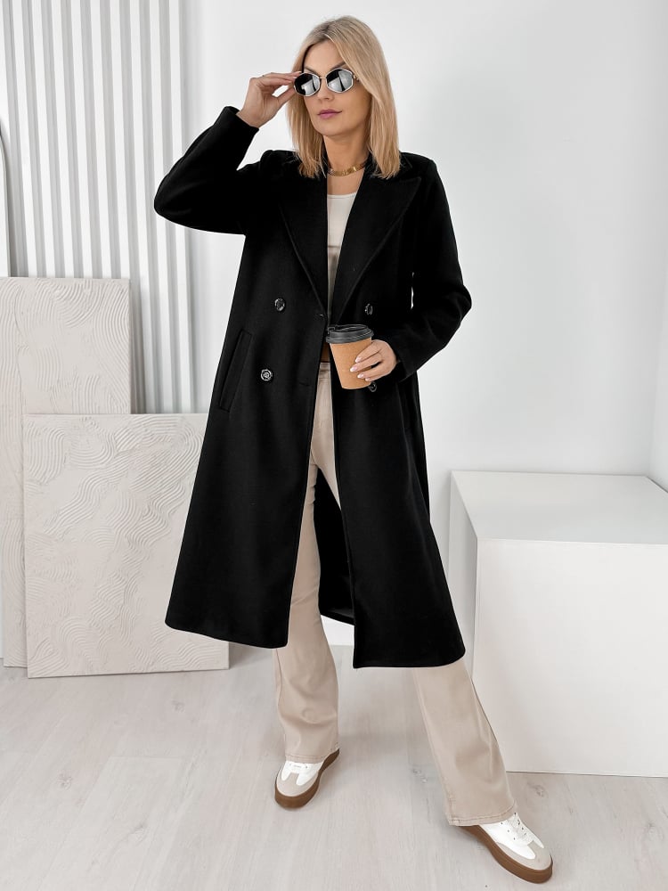 PŁASZCZ AVORIAZ CZARNY