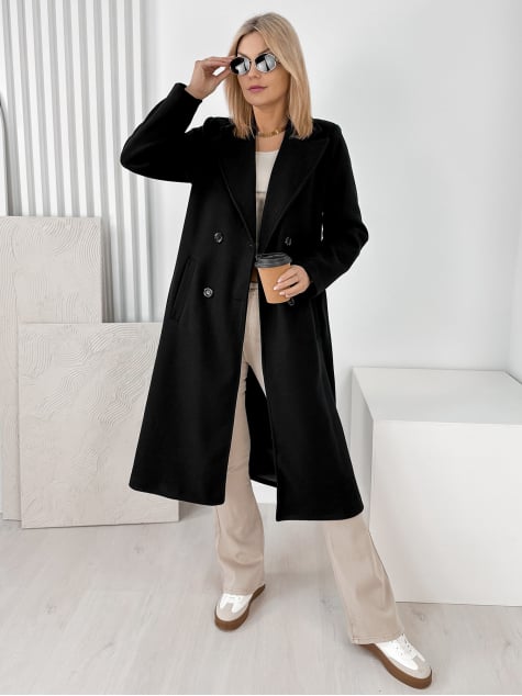 PŁASZCZ AVORIAZ CZARNY