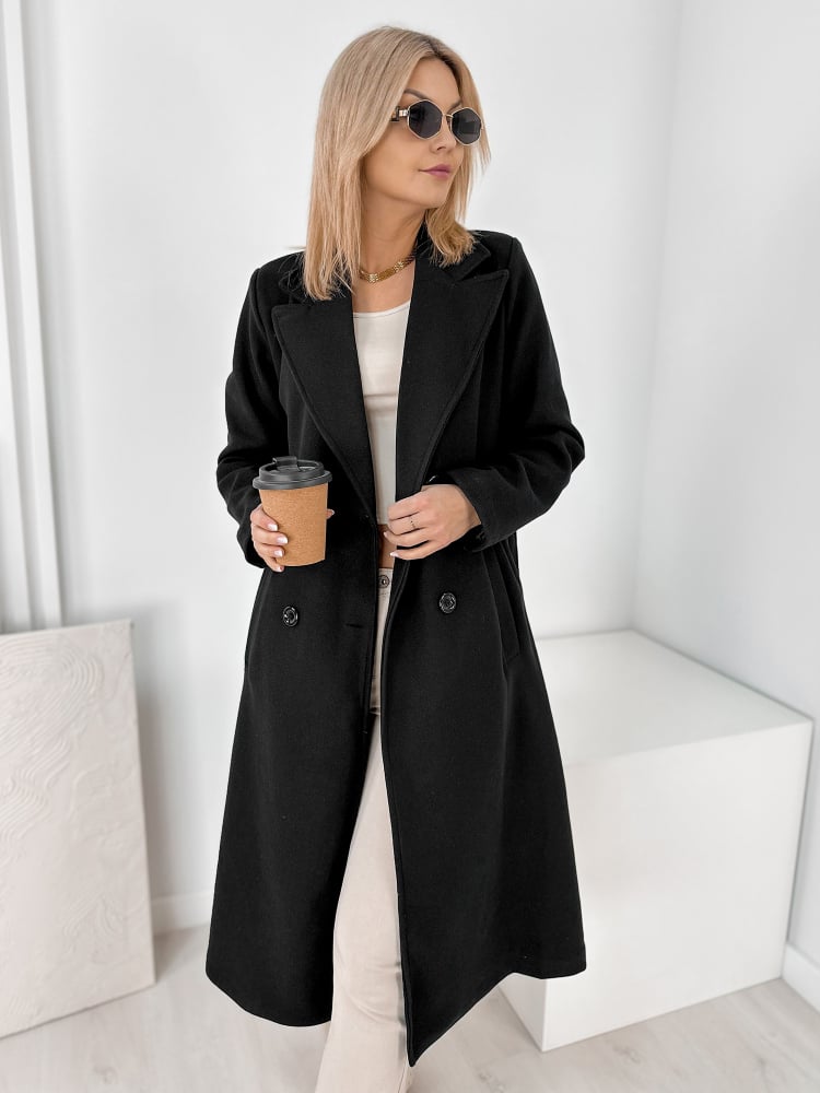 PŁASZCZ AVORIAZ CZARNY