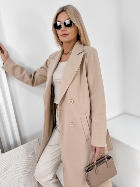 PŁASZCZ AVORIAZ BEŻOWY