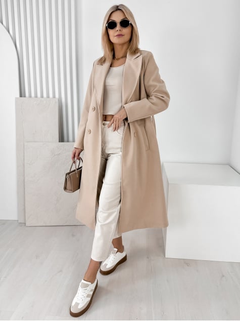 PŁASZCZ AVORIAZ BEŻOWY