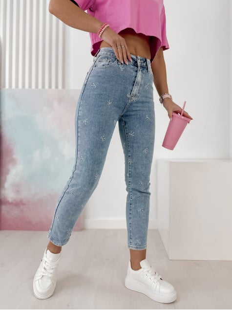 SPODNIE DONATELLO JEANSOWE