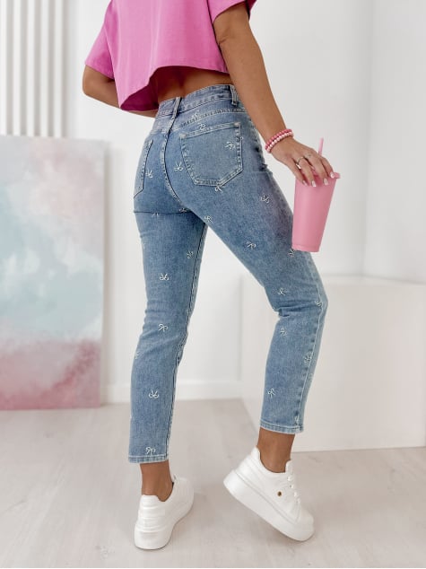 SPODNIE DONATELLO JEANSOWE