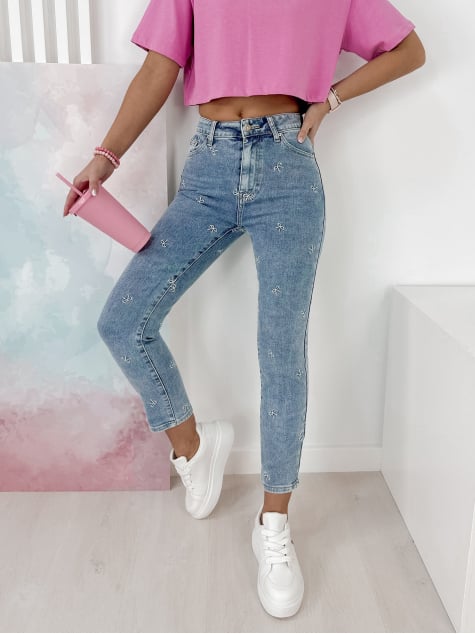 SPODNIE DONATELLO JEANSOWE