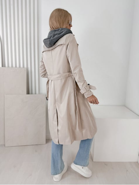 PŁASZCZ TRENCZ LAFAYETTE BEŻOWY