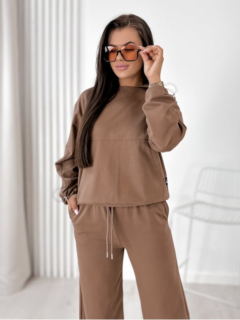 KOMPLET DRESOWY ARRIGO BRĄZOWY