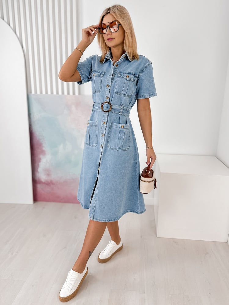 SUKIENKA VOLTARE JEANSOWA