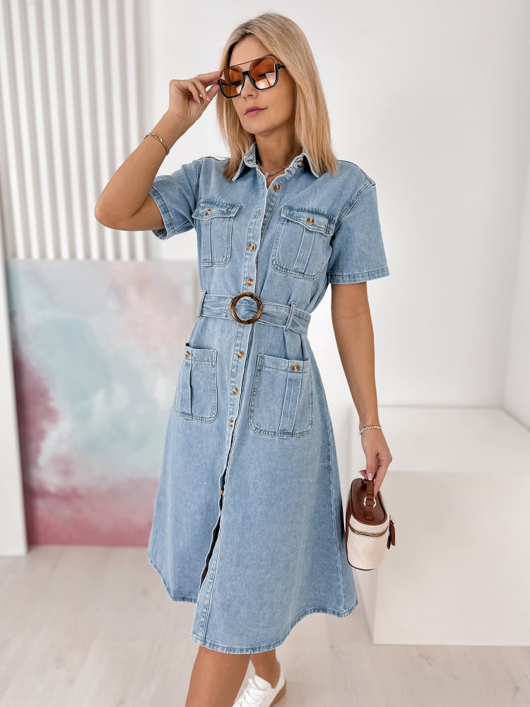 SUKIENKA VOLTARE JEANSOWA