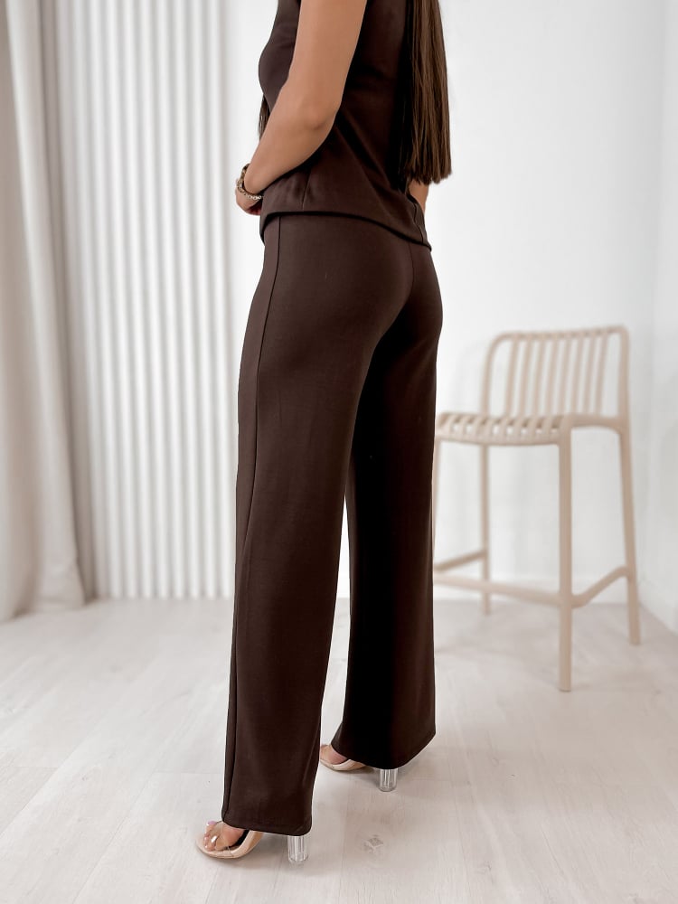 KOMPLET LAREDO CIEMNOBRĄZOWY