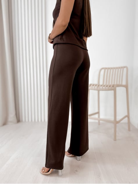 KOMPLET LAREDO CIEMNOBRĄZOWY