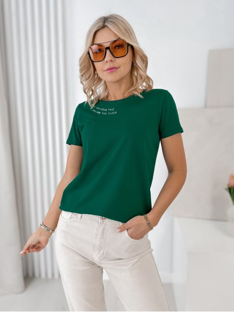 BLUZKA MANRICO ZIELONA