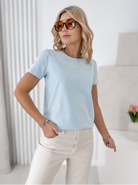 BLUZKA MANRICO BŁĘKITNA