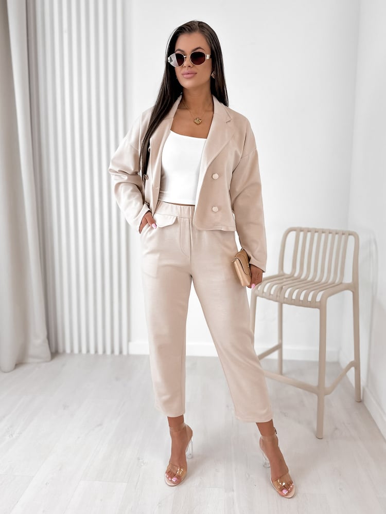 KOMPLET LINARES BEŻOWY