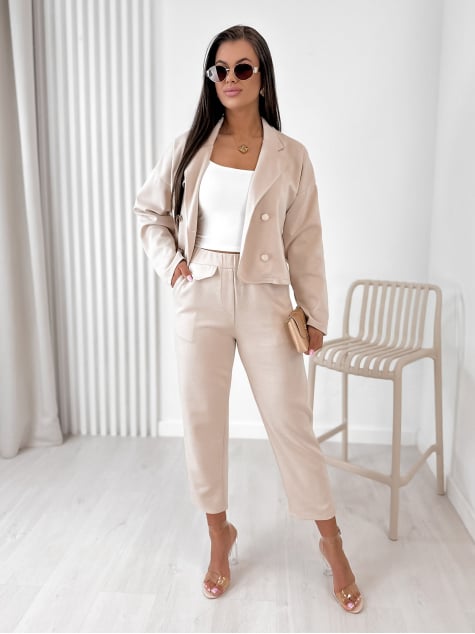 KOMPLET LINARES BEŻOWY