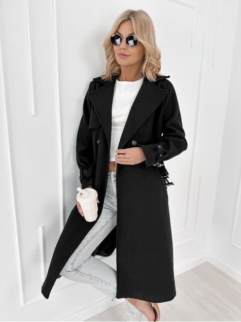 PŁASZCZ TURNER CZARNY