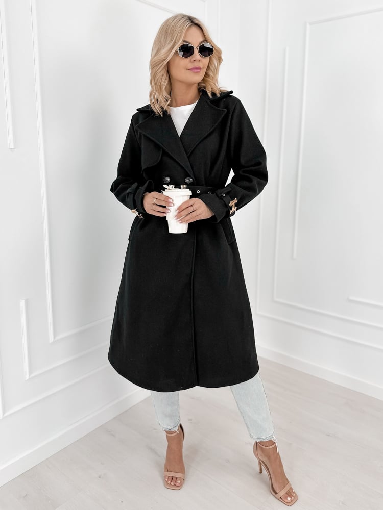 PŁASZCZ TURNER CZARNY