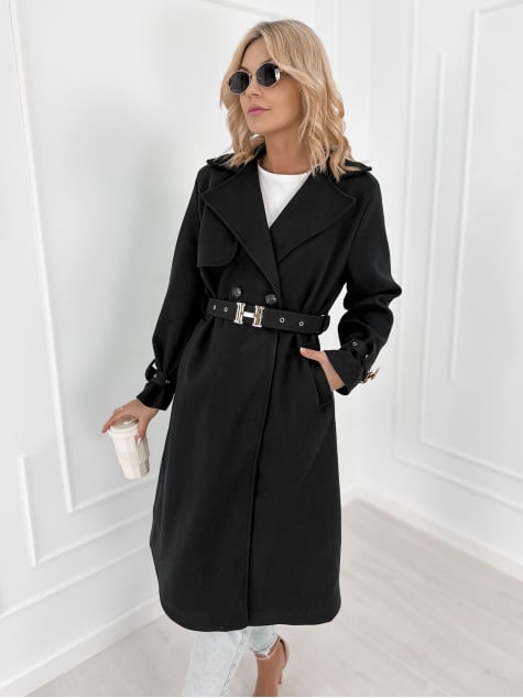 PŁASZCZ TURNER CZARNY
